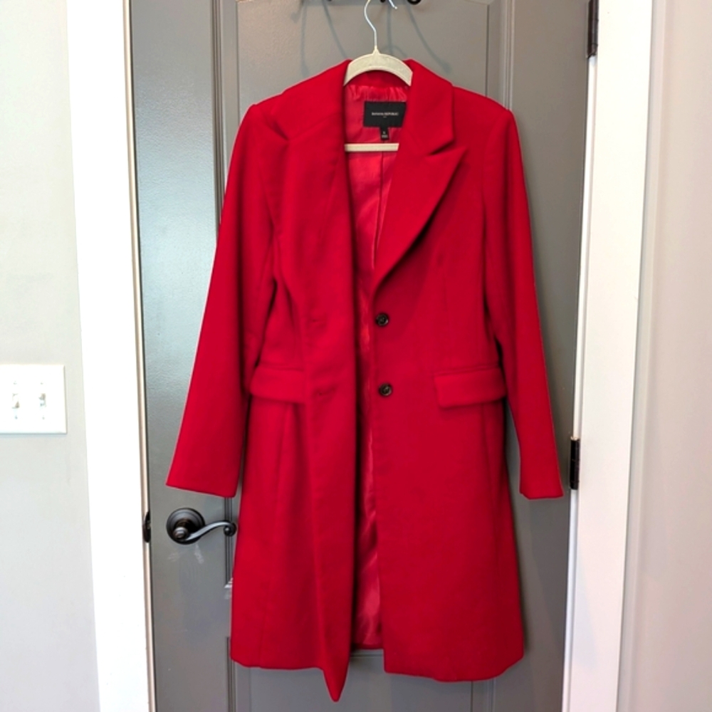 Banana Republic Scarlet Trench Coat